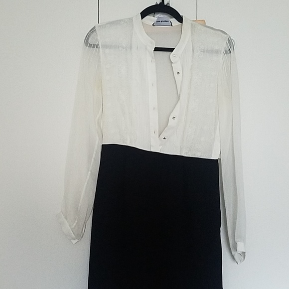 The Kooples Mixed Media Sheath Dress - Picture 1 of 4